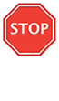 stop mark