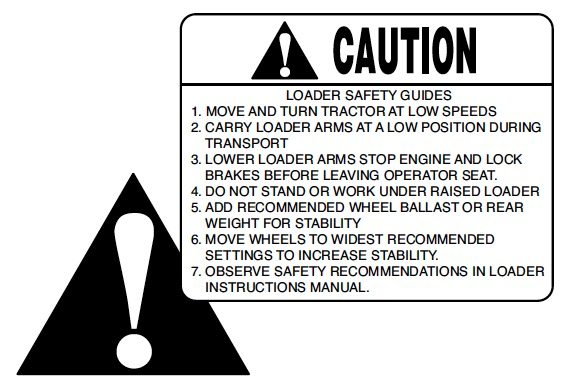 Caution symbol with an exclamation mark