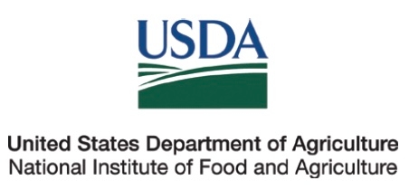 The logo for the USDA National Institute of Food and Agriculture.
