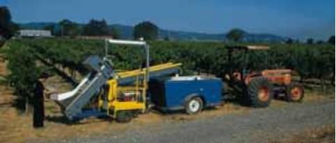This pictures a prototype mechanized system developed at UC Davis
