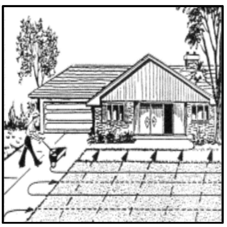 Apply half of the chemical over the lawn and apply the other half at right angles to the first pattern to minimize.