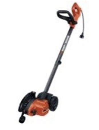 An image of an orange electric-powered trimmer.