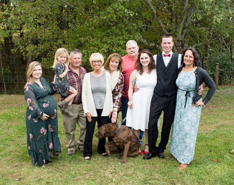 photo of a big family