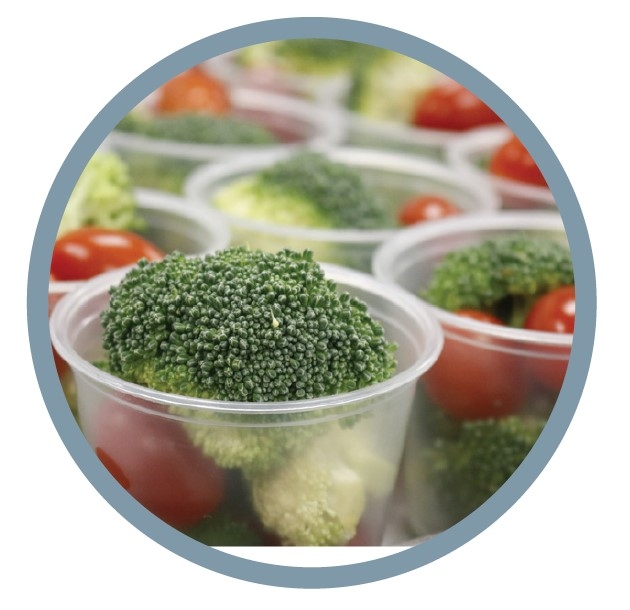 Cup of vegetables
