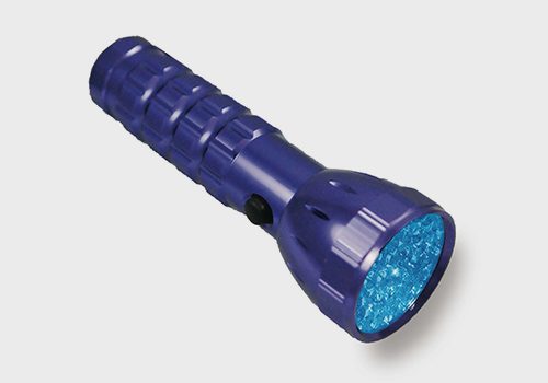 a flashlight
