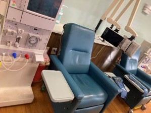 Figure 1. Dialysis treatment area.