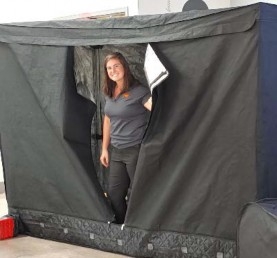 Zappbug Heat chambers are used to treat bed bug infested furniture.