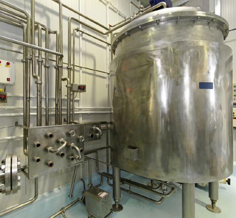 batch pasteurizer photo.