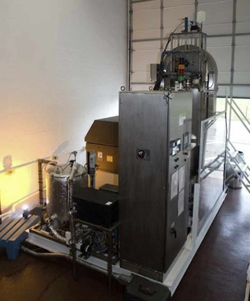 This is a pilot-scale high pressure processor that performs batch processing.