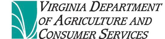 Virginia Department of Agriculture and Consumer Services Logo